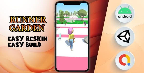 Runner Garden - (Unity - Admob - Game)