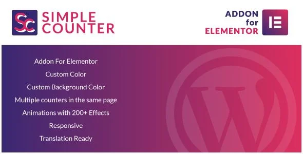 Simple Counter for Elementor WordPress Plugin