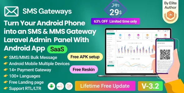 SMSpro Gateway - Turn Your Android Phone into a Powerful SMS/MMS Gateway (SaaS)