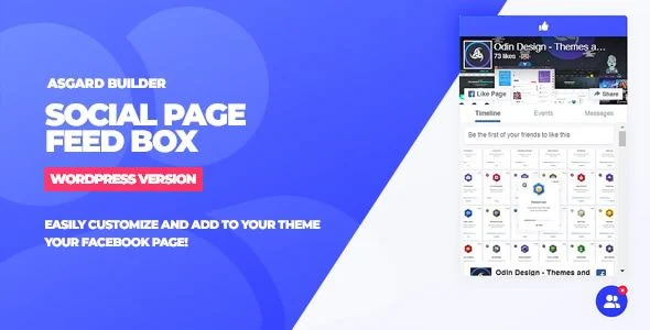 Social Page Feed Box WordPress Plugin