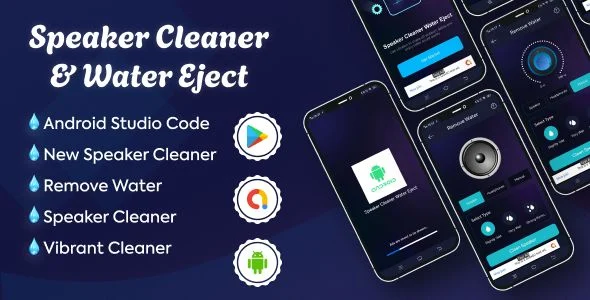 Speaker Cleaner & Water Eject+ | Abdroid App | Admob Ads