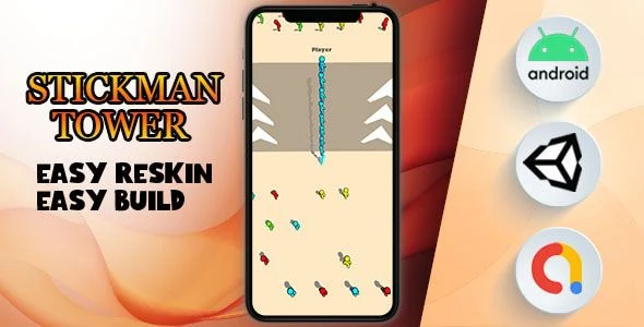 Stickman Bridge - (Unity - Admob - Game)