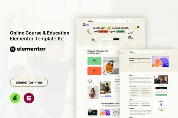 Studiez - Online Course & Education Elementor Template Kit