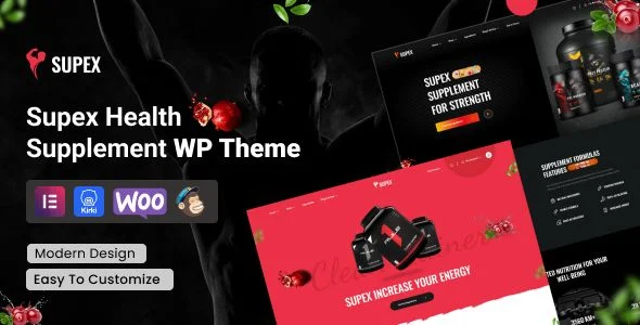 Supex - Health Supplement WordPress Theme