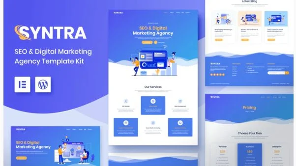 SYNTRA - SEO & Digital Marketing Agency Template Kit