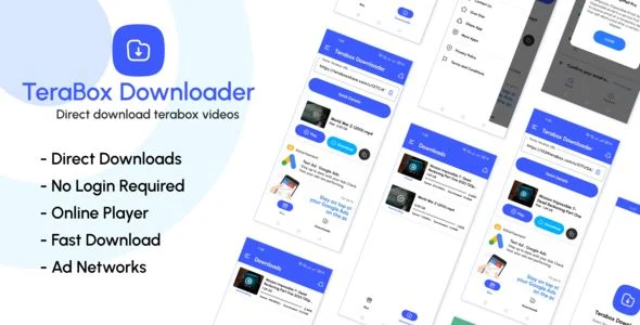 Terabox Video Downloader with Admob Ads