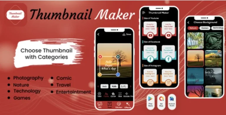 Thumbnail Maker - Channel Art - Banner Studio - Photo Editor - Banner editor - Video Thumbnail