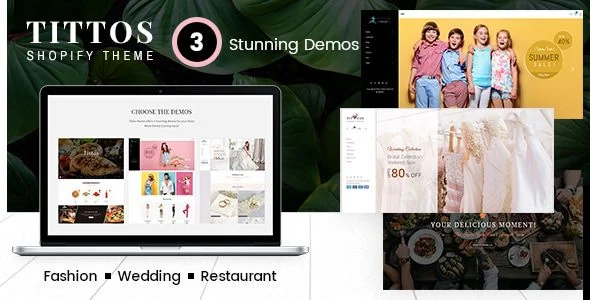 Tittos | Food Fashion, Wedding Shopify Theme