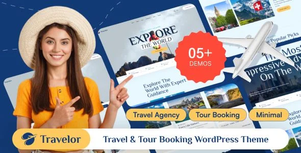 Travelor - Travel & Tour Booking WordPress Theme
