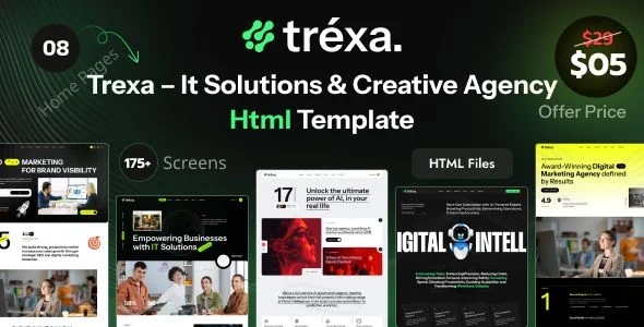 Trexa - It Solutions & Creative Agency Html Template