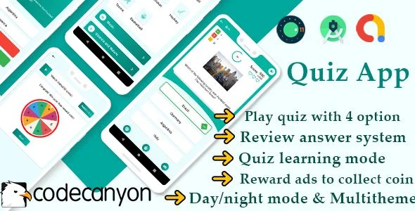 Ultimate quiz app : general knowledge quiz with admob ready to publish template
