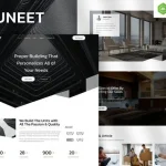 Uneet - Apartment & Single Property Real Estate Elementor Template Kit