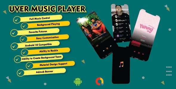UverMusic Player| AudioMack Clone |Best Music Player with Possible admob Integration