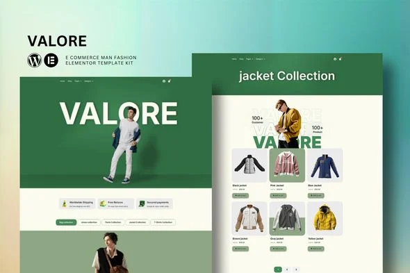 Valore - Fashion Store eCommerce Elementor Template Kit