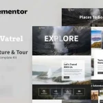 Vatrel - Adventure & Tour Elementor Template Kit