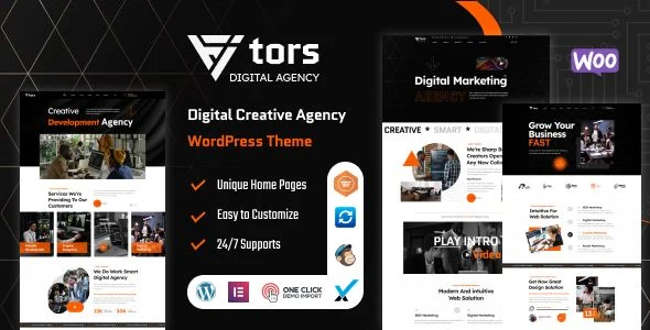 Vitors - Digital Marketing Agency WordPress Theme