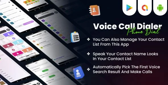 Voice Call Dialer - Easy Phone Dialer - Voice Phone Dial - Contact Backup and Restore