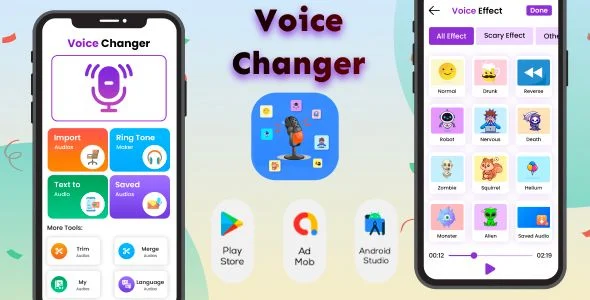 Voice Changer Effects - Female Voice - Audio Editor - Prank Audio - Funny Voice - Audio Maker