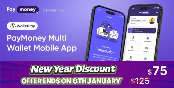 WalletPay - PayMoney Multi Wallet Mobile App