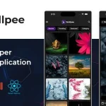 Wallpee - Full React native wallpaper app with backend, Graphql API