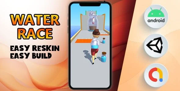 Water Race - (Unity - Admob - Game)