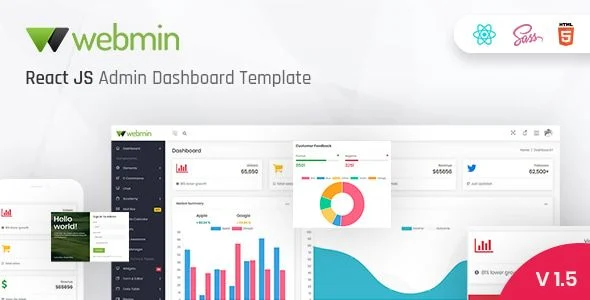 Webmin - React JS Admin Dashboard Template