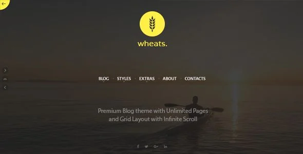 Wheats - Blogging WordPress Theme