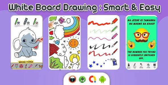 White Board Drawing, White Sketch Board, Whiteboard Sketch