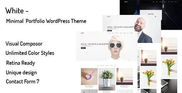 White - Minimal Portfolio WordPress Theme