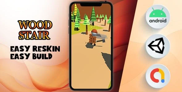 Wood Stair - (Unity - Admob - Game)