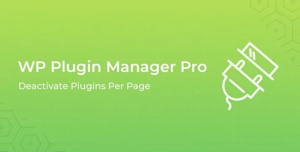WP Plugin Manager Pro - Deactivate plugins per page