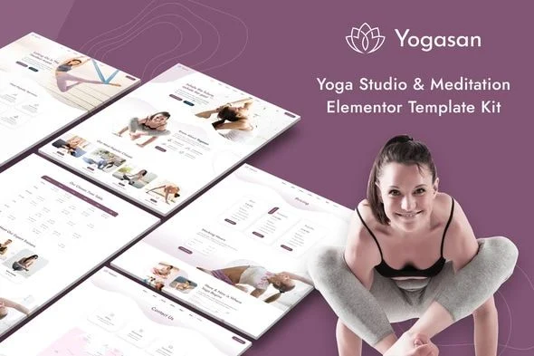 Yogasan - Yoga Studio & Meditation Elementor Template Kit