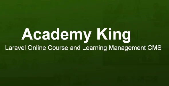 Academy King - Laravel Online Course and Learning Management CMS