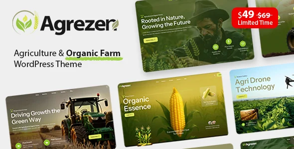 Agrezen - Agriculture & Organic Farm WordPress Theme