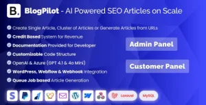 AI SEO Blog Article Generator - Laravel PHP Script with ChatGPT