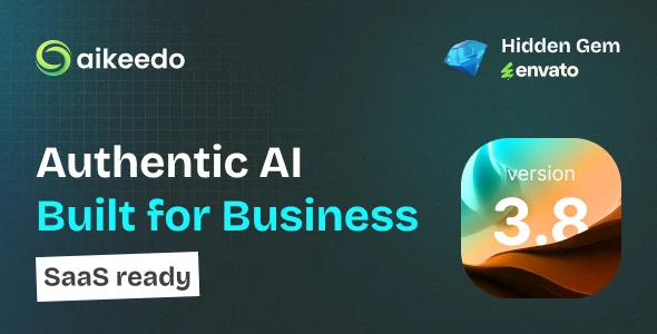 Aikeedo AI - SaaS / AI Chat, Video, Image, Voice, Content, Code