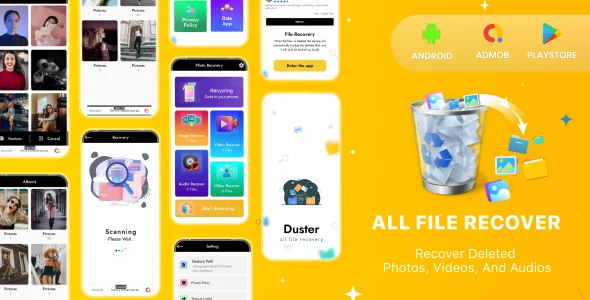 All File Recovery Tool App | Gallary Recovery Tools | All File recovery | Admob Ads | Android