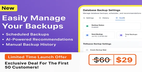 Backup Module for Tabletrack
