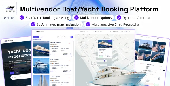 Boativus - Multivendor Boat/Yacht Booking Platform