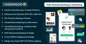BookingGo SaaS - Multi Business Appointment Booking and Scheduling