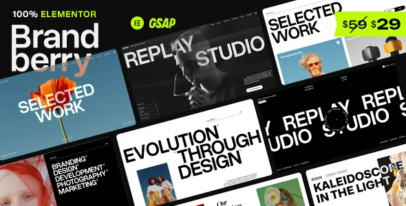 Brandberry - Creative Elementor WordPress Theme
