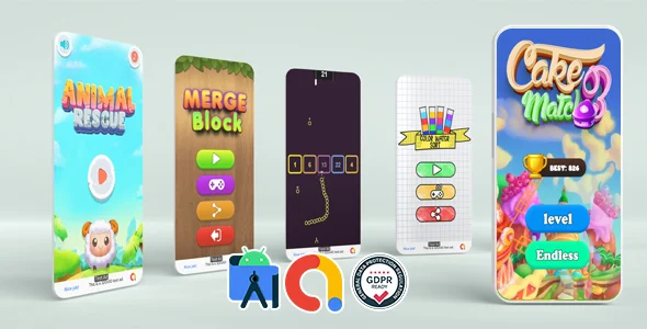 Bundle 6 game (Admob + Android Studio)