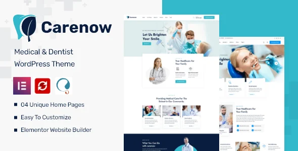 Carenow - Medical & Dentist WordPress Theme