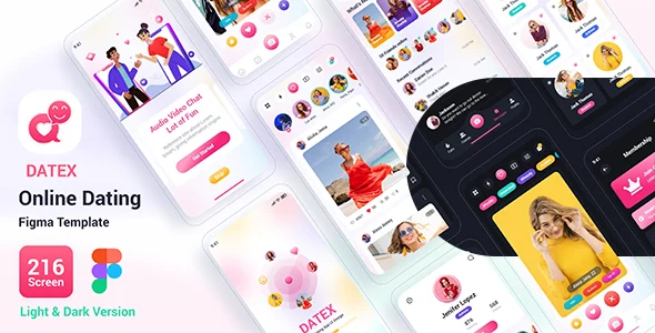 Datex - Online Dating Figma Template