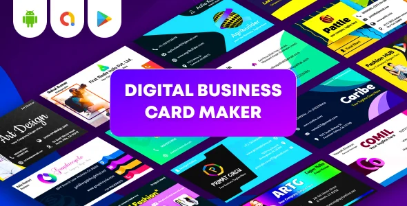 Digital Business Card Maker - Creative Visiting Card Maker - Visiting Card Templates Editor