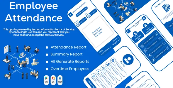 EMS - Employee Management System - Attendance Manager App - Daily Attendance Manager Application