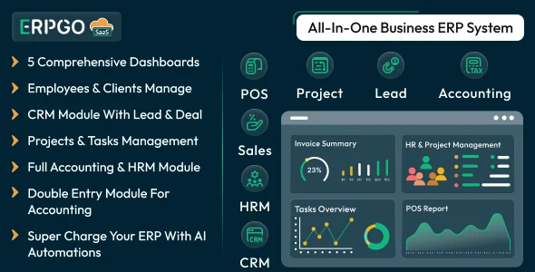 ERPGo SaaS - All-In-One Business ERP System