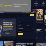 EstateRoof - Roofing Services Elementor Pro Template Kit