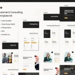 Finanvo | Finance & Investment Consulting Elementor Template Kit