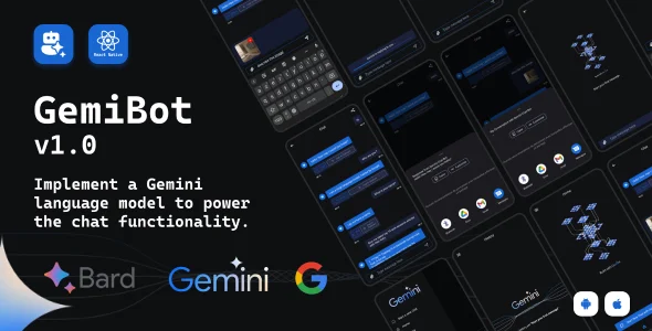 GemiBot v1.0 - Chat with Gemini AI from Google